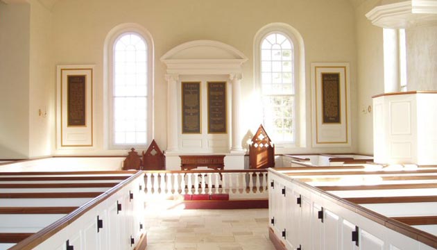 Old Saint John's Church interior view