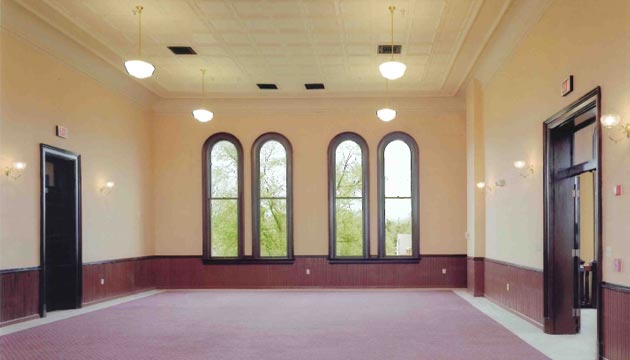 restored historic courtroom