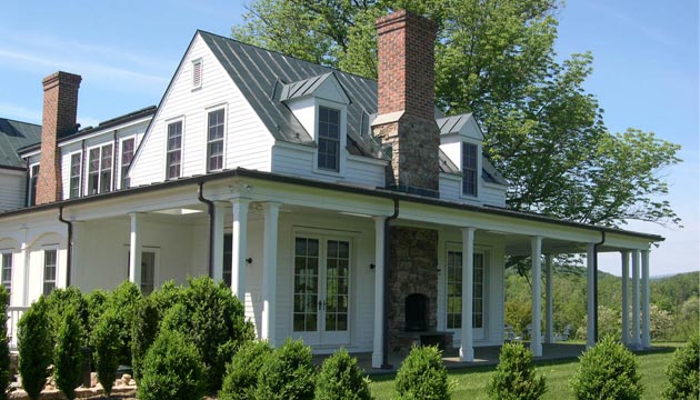 Firnew Farm, exterior of new addition